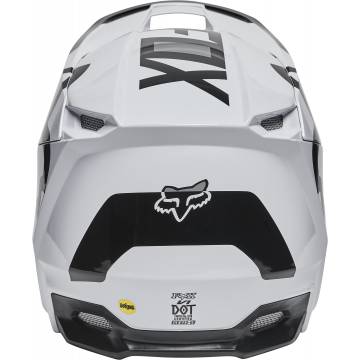 FOX V1 Kinder Motocross Helm Lux | schwarz weiß | 28356-018 Größe S