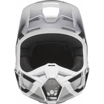 FOX V1 Kinder Motocross Helm Lux | schwarz weiß | 28356-018