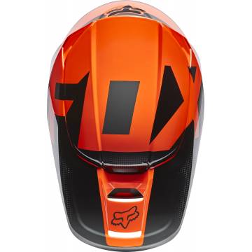 FOX V1 Kinder Motocross Helm Dier | orange schwarz | 28360-824 Größe M