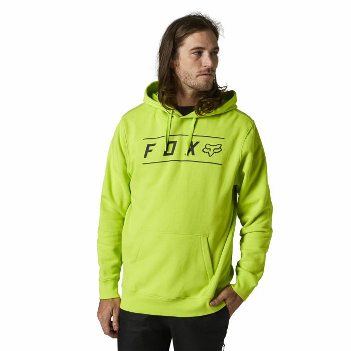 FOX Hoodie Pinnacle | neon gelb | 28654-130 Pullover Fleece