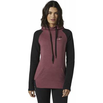 FOX Damen Hoodie Clean Up | schwarz lila | 28218-298 Pullover Fleece Womens