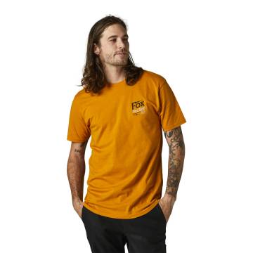 FOX Premium T-Shirt Pushin Dirt | ocker | 28324-200 Größe S