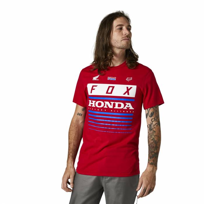 FOX Basic T-Shirt Honda HRC | rot | 28321-122 Basic SS Tee