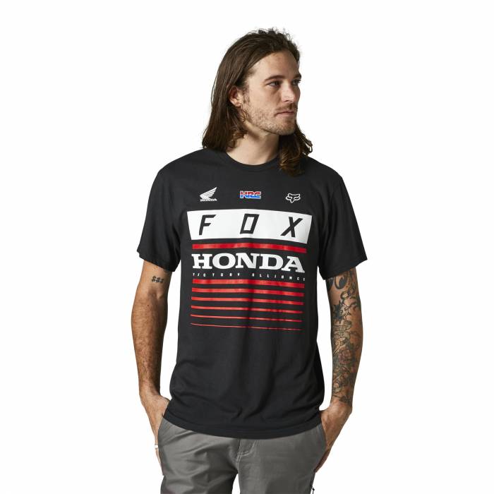FOX Basic T-Shirt Honda HRC | schwarz | 28321-001 Basic SS Tee