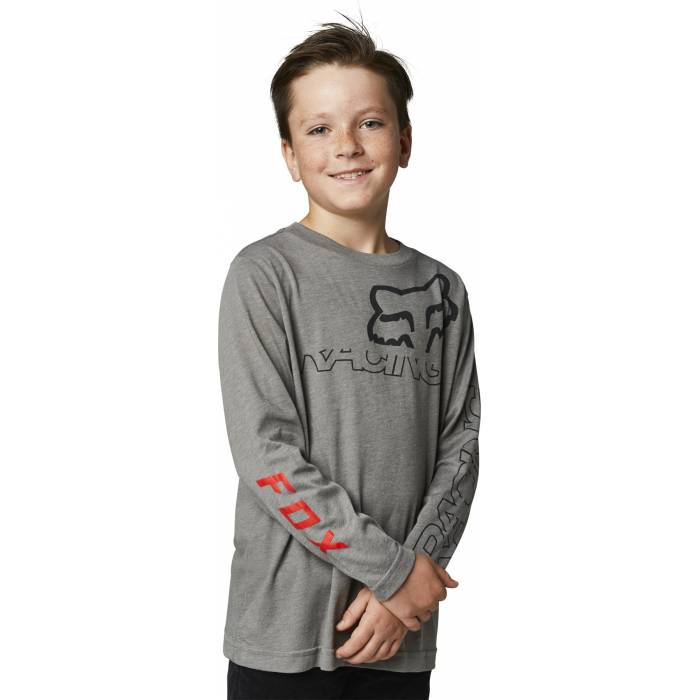 FOX Kinder T-Shirt Skew | grau | 28467-185 Youth SS Tee