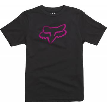 FOX Kinder T-Shirt Legacy | schwarz pink | 21477-285 Youth SS Tee