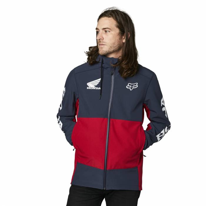 FOX Herren Jacke Honda Pit | rot blau | 26377-329 Midnight