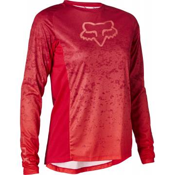 FOX MTB Damen Jersey Defend Lunar | langarm | rot | 28675-307 Women