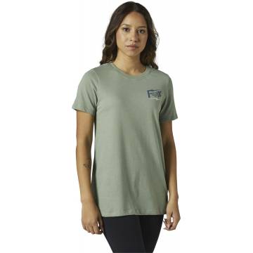 FOX Damen T-Shirt Pushin Dirt | grün | 28251-221 Größe M