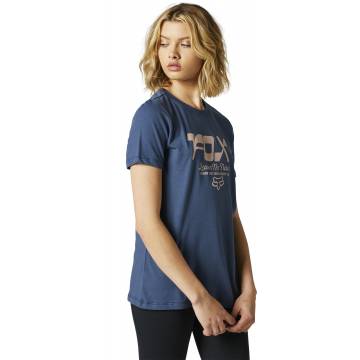 FOX Damen T-Shirt Remastered | dunkelblau | 28238-203 Größe M