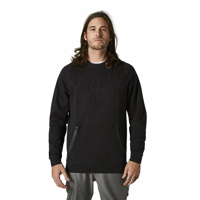 FOX Pullover Backlash DWR | schwarz | 28301-001 Crew Fleece