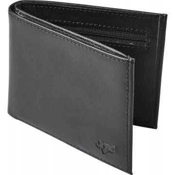 FOX Brieftasche Leder Bifold | schwarz | 25429-001 Leather Wallet