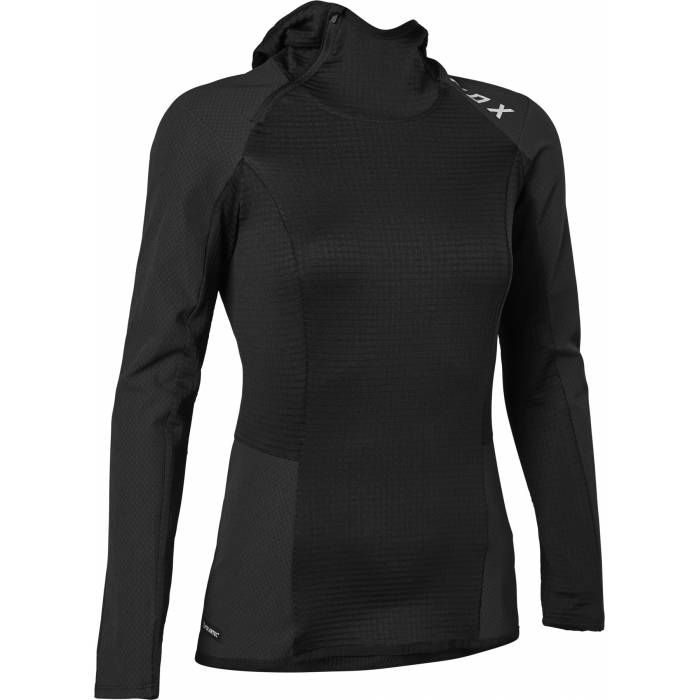 FOX Damen MTB Thermo Hoodie Defend | schwarz | 28500-001 Womens