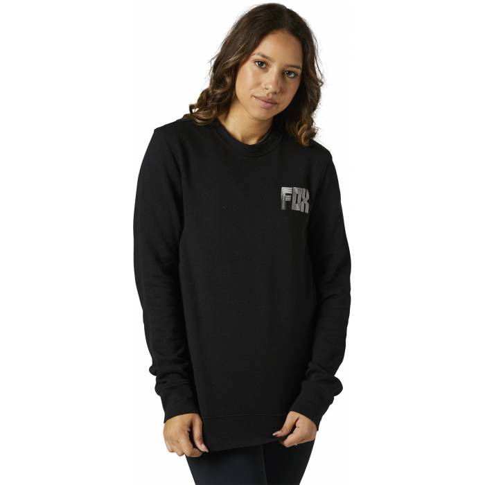 FOX Damen Pullover Sent | schwarz | 28199-001 Crew Fleece Womens