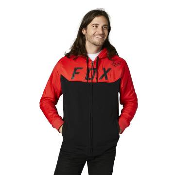 FOX Zip Hoodie Pivotal | schwarz rot  | 28311-110 Zip Fleece Men