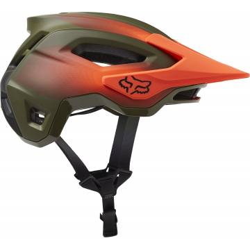 FOX Speedframe Pro MTB Helm Fade | olivgrün rot | 29463-099 Größe L