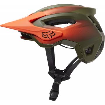 FOX Speedframe Pro MTB Helm Fade | olivgrün rot | 29463-099