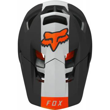 FOX Proframe MTB Helm Blocked | schwarz rot weiß | 29398-001 Fullface Helm
