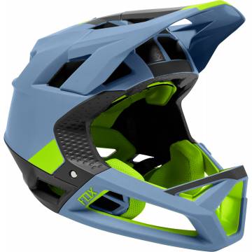 FOX Proframe MTB Helm Blocked | blau | 29398-157 Dusty Blue