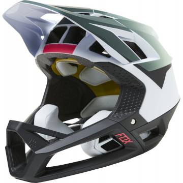 FOX Proframe MTB Helm Graphic 2 | weiß | 29598-008 Fullface Helm
