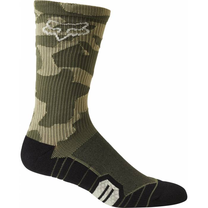 FOX MTB Socken Ranger Cushion | 6" | grün camouflage | 29334-031 Green Camouflage