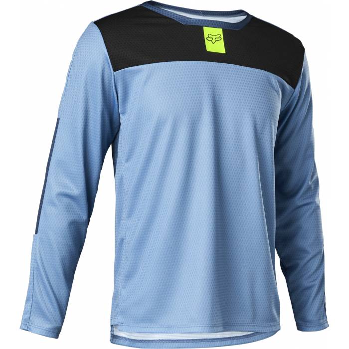FOX Kinder MTB Jersey Defend | langarm | hellblau | 28956-157 Youth FOX Kinder MTB Jersey Defend | langarm | hellblau | 28956-157 Youth