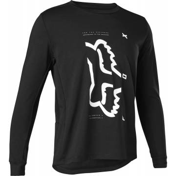 FOX Kinder MTB Jersey Ranger DR | langarm | schwarz | 28959-001 Black