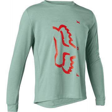 FOX Kinder MTB Jersey Ranger DR | langarm | mintgrün | 28959-341 Eucalyptus