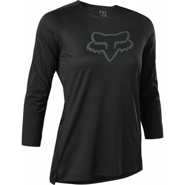 FOX Damen MTB Jersey Flexair | 3/4 arm | schwarz | 29349-001 Black