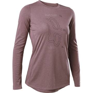 FOX Damen MTB Jersey Ranger DR | langarm | rosé | 28970-352 Plum Perfect