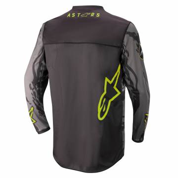 ALPINESTARS Jersey Racer Tactical | grau camo | 3761222-1154 Black Gray Camo Yellow Flue