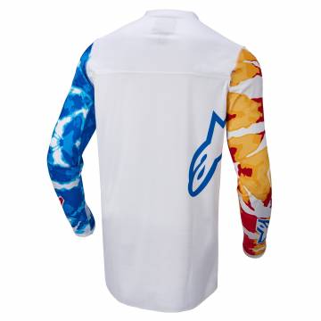 ALPINESTARS Jersey Racer Squad | weiß bunt | 3762022-2357 White Red Ywllow Turquoise