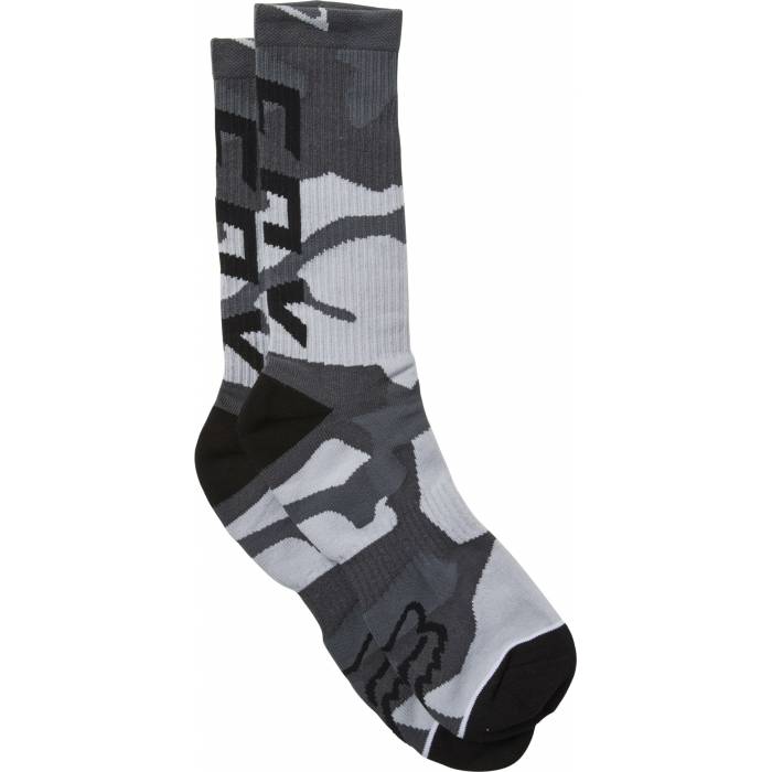 FOX Socken Crew Cushioned | schwarz camo | 29250-247 Black Camouflage