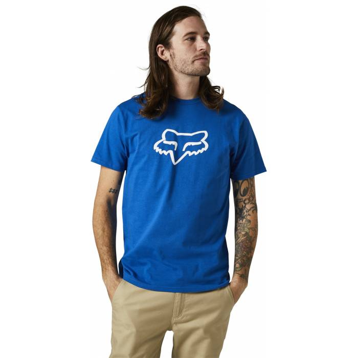 FOX T-Shirt Legacy Fox Head | blau | 28990-159 SS Tee