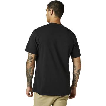 FOX T-Shirt Legacy Fox Head | schwarz grau | 28990-021 Black Black