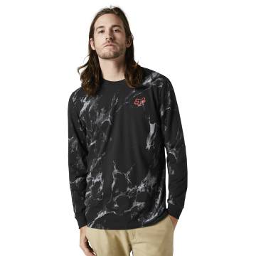 FOX Langarmshirt Karrera Premium | schwarz | 29035-001 LS Tee