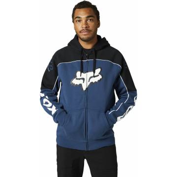 FOX Zip Hoodie Dvide | dunkelblau | 29021-203 Zip Fleece