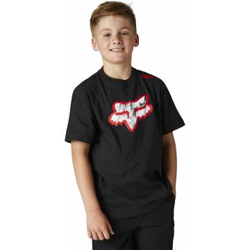 FOX Kinder T-Shirt Karrera Head | schwarz | 29191-001 Youth