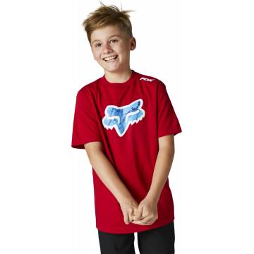 FOX Kinder T-Shirt Karrera Head | rot | 29191-122 Youth