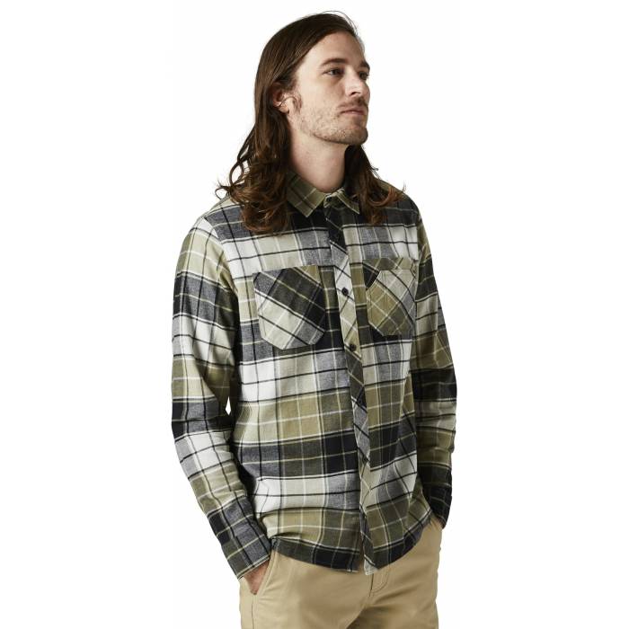 FOX Hemd Gainz Utility  | olivgrün | 29058-374 Flannel