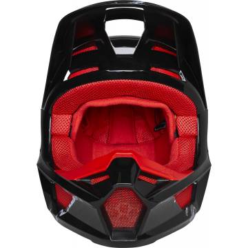 FOX V1 Motocross Helm Karrera | schwarz rot | 28810-001 Größe S