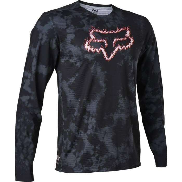 FOX MTB Jersey Flexair TS57 | langarm | schwarz | 29590-001 Black