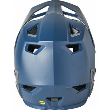 FOX MTB Downhill Helm Rampage | blau | 27509-203 Ansicht Rückseite