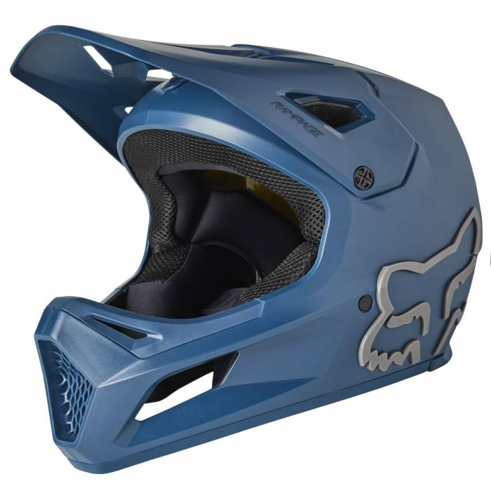 FOX MTB Downhill Helm Rampage | blau | 27509-203