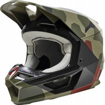 FOX V1 Motocross Helm Bnkr | camo grün | 28808-031