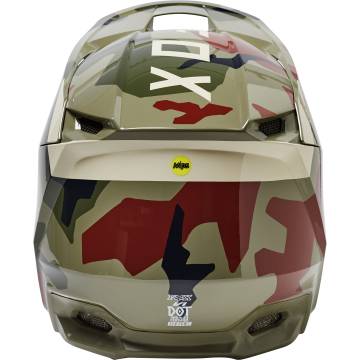 FOX V1 Motocross Helm Bnkr | camo grün | 28808-031 Größe M