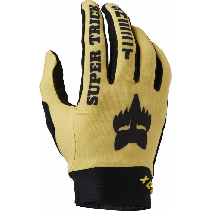 FOX MTB Handschuhe Supr Trik LE Defend | gelb schwarz | 28905-471 Pear Yellow