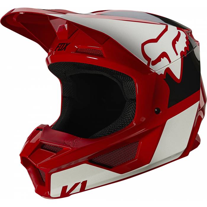 FOX V1 Motocross Helm Revn | rot | 25819-122