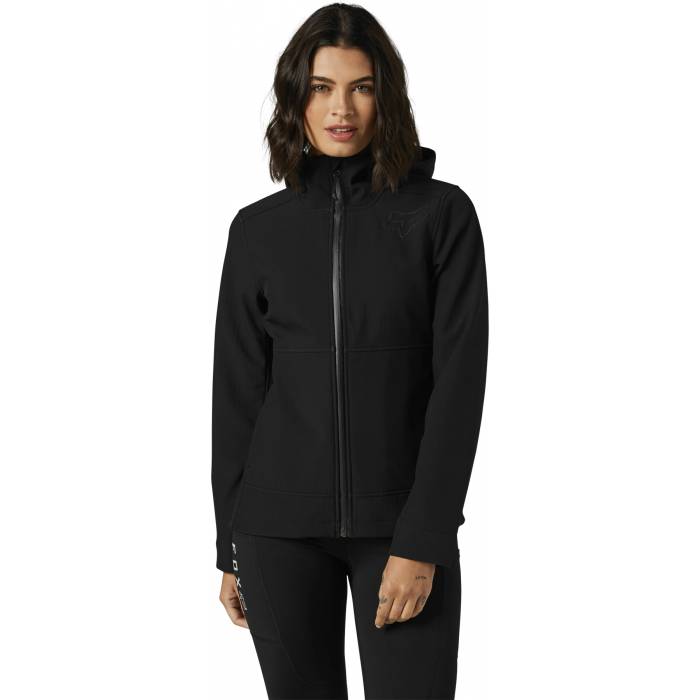 FOX Damen Jacke Pit Softshell | schwarz | 28222-001 Black