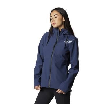 FOX Damen Jacke Pit Softshell | dunkelblau | 28222-387 Größe S